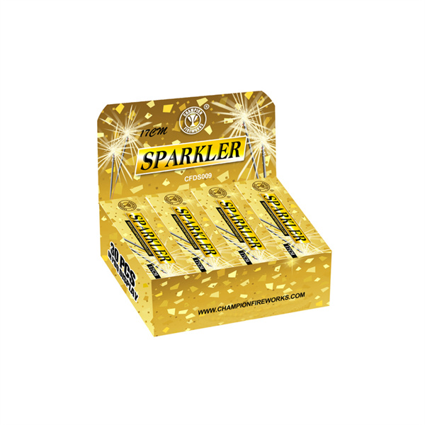 Keamanan lan Kesehatan Diutamakan nganggo Sparkler Warna Emas